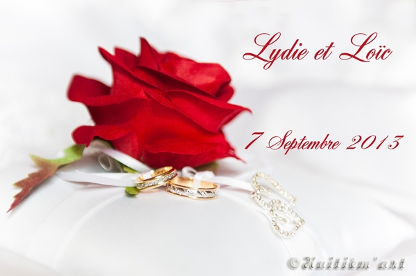 Photographie du mariage de Lydie et Loïc réalisée par Huitièm'art, photographe à Avignon (Vaucluse)